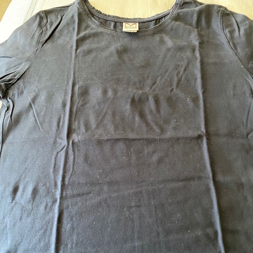Mondi Black short sleeved tee shirt